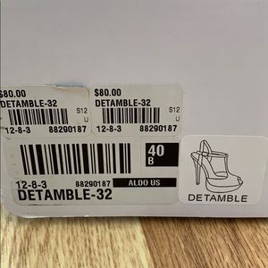 Aldo Shoes - Aldo Nude peep toe t-strap platform heels Aldo Shoes - Aldo Nude peep toe t-strap platform heels